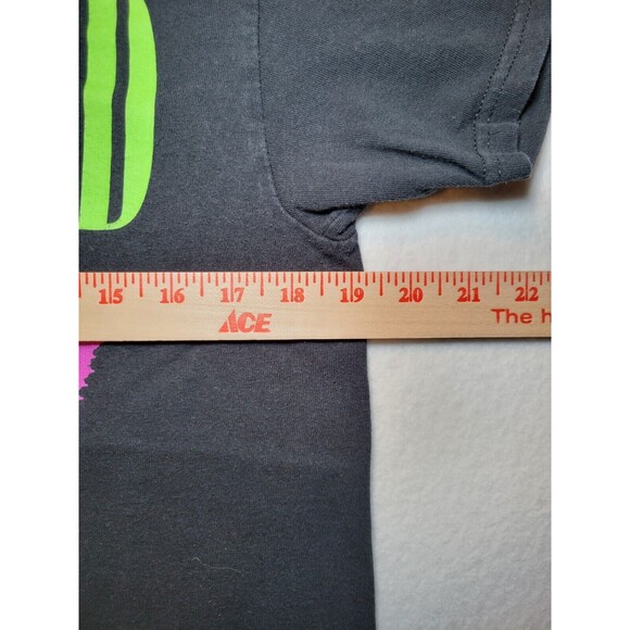 Juice World Lucid Dreams 999 Skull Concert Tee Neon Green Pink Black Shirt M - Picture 7 of 8